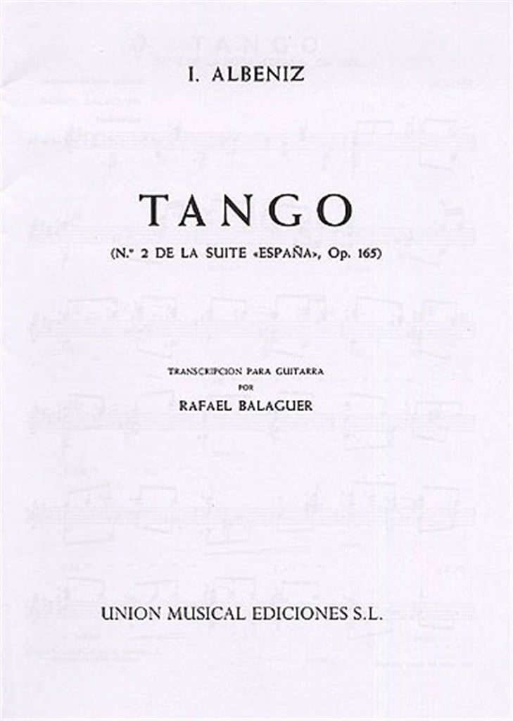 Tango (espana) (balaguer) Guitar